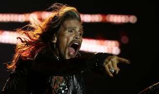 Steven Tyler no Rock In Rio 2017; ele enfrentou sérios problemas de saúde