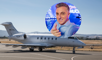 Fortuna nos céus! Avião de Luciano Huck vale R$ 70 milhões e custa até R$ 10 milhões por ano para manter.