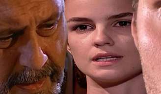 Matteo e Gumercindo se unem para tirar filho de Rosana de seus braços no final de 'Terra Nostra'.