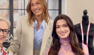 Sasha Meneghel em ‘O Diabo Veste Prada 2’? Filha de Xuxa surge com Anne Hathaway e Meryl Streep em momento especial - com direito a presente!.
