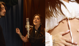 Entrevista | Tiago Iorc une forças com Lauana Prado em dueto inédito; gravidez de 6 meses inspira interpretação suave da sertaneja: ‘Ganha significado ainda mais profundo’.