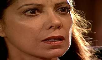 Castigo de Janete (Ângela Vieira): vilã sofre com a perda do bebê.