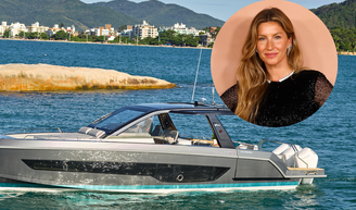 Luxo nos mares! Lancha de Gisele Bündchen custa cerca de R$ 6,5 milhões, tem varandas retráteis e autonomia de mais de 400 km; veja detalhes.