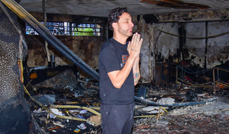 ‘Como não acreditar em Deus?': após incêndio destruir mansão, detalhe emociona pai de MC Gui.