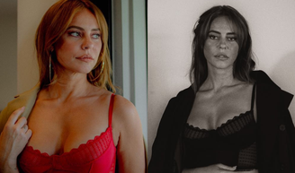 No dia do aniversário de 44 anos, Paolla Oliveira arranca elogios de famosas com fotos de calcinha e sutiã: ‘Deus tem os seus escolhidos mesmo’.