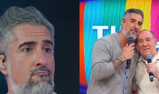 ‘Pessoas com raiva dentro de si': Marcos Mion dispensa autocrítica e reage à polêmica homenagem a Renato Aragão no 'Caldeirão'.