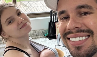 Nova namorada de Lucas Borbas conheceu influencer em UTI neonatal após nascimento prematuro de filho: ‘Gratidão’.