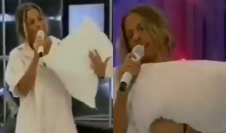 'Achei que ia levar bronca': há 20 anos, Adriane Galisteu desafiou Silvio Santos ao vivo e chocou o SBT ao aparecer de pijama em programa.