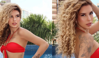 Fruto de uma relação que começou na Banheira do Gugu, filha de ex-musa estreia no quadro e dá continuidade ao legado da mãe: ‘Eu sou o bebê da banheira’.