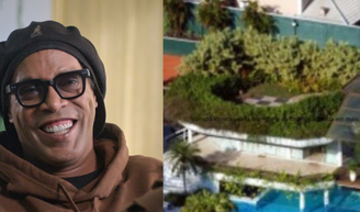 Cinco suítes, campo de futebol e muito mais: Ronaldinho Gaúcho ofereceu R$ 20 milhões por esta mansão, mas dono preferiu transformá-la em cenário de uma novela histórica.
