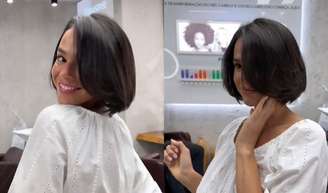 Especialista explica novo visual de Bruna Marquezine: 'É um corte que parece simples, mas é extremamente estratégico no visagismo'.