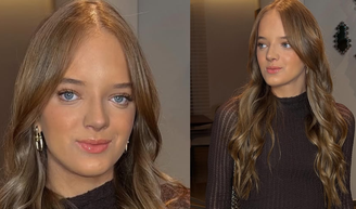 Cinto-saia com couro de vaca: após segunda rinoplastia, Rafaella Justus dá toque fashionista a look basiquinho com acessório de R$ 439. Fotos!.