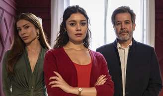 Ferette (Murilo Benício) ordena que se levante todas as informações possíveis sobre Gerluce (Sophie Charlotte) no capítulo da novela 'Três Graças' de 31 de outubro de 2025, sexta-feira.