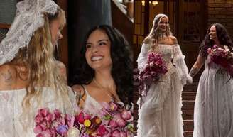Marcela Mc Gowan e Luiza Martins se casaram neste domingo, 17 de maio de 2025.