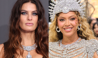 Luxuosa! Com colar de R$ 250 milhões usado por Beyoncé no MET Gala 2026, Isabeli Fontana rouba a cena no baile da amfAR em Cannes; veja fotos.