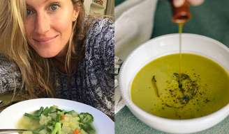 Essa sopa fácil de ervilha com batata-doce, feita rapidinho no liquidificador, virou minha melhor amiga neste frio: aprendi com Gisele Bündchen.