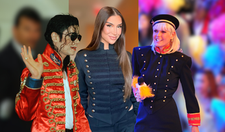 Encontrei na Zara, Renner e Bershka as jaquetas napoleônicas virais no estilo Michael Jackson e Paquita; confira tendência em alta.