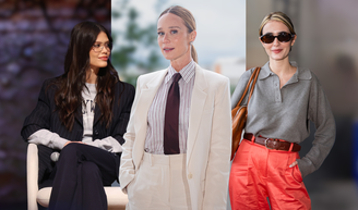 Corpcore em alta! Mariana Ximenes e mais famosos investem no estilo corporativo com peças de alfaiataria no Rio2C; veja 29 fotos.