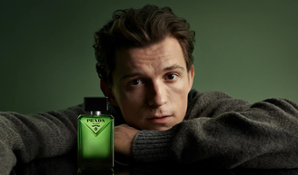 Eu entendo a Zendaya! Encontrei na Sephora um perfume da Prada com cheiro de milionário elegante, do qual Tom Holland é o rosto.