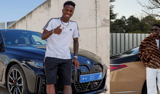 Lamborghini de R$ 4 milhões, Maybach raro e BMW elétrico: Vini Jr. tem coleção milionária de carros, mas não dirige nenhum por motivo curioso.