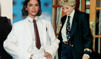 Sabíamos que alfaiataria era chique, mas estes 32 looks de Bruna Marquezine, Marina Ruy Barbosa, Lady Di e mais famosas com smoking completo ou blazer redefiniram a elegância.