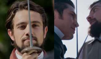 Capítulo de sexta, 12 de junho tem luta de esgrima entre Felipe (Rafael Cardoso) e Roberto (Romulo Estrela) na novela 'Além do Tempo'.