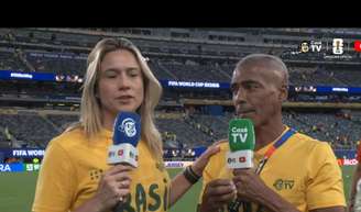 Climão na CazéTV! Romário dá resposta afiada a Fernanda Gentil após empate do Brasil na Copa 2026; web se divide: 'Lapada' x 'podia respeitar'.