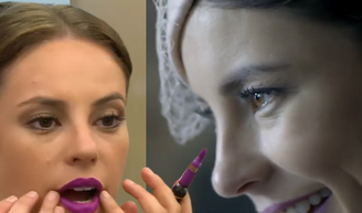Há 11 anos, um batom roxo de Paolla Oliveira em 'Além do Tempo' virou febre na novela; descubra o segredo por trás do visual 'maléfica' de Melissa: 'A gente botou um veneno na boca'.