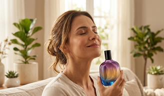 Lançado em 2006, este perfume clássico da Natura aparece atualizado como 'biohacking olfativo' que rejuvenesce a mente e ajuda a controlar o estresse no dia a dia.