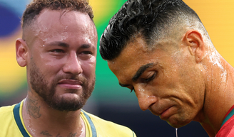 Nascidos no mesmo dia e sem Copa do Mundo: as coincidências inacreditáveis que unem Cristiano Ronaldo e Neymar.