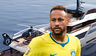 R$ 120 milhões, seis suítes, heliponto e 800 m²: novo superiate de Neymar nasceu de embarcação de serviço e impressiona por detalhe inusitado.