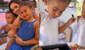 'Iniciando um detox': esposa de Neymar, Bruna Biancardi revela mudança na alimentação da filha Mavie, de 2 anos, após férias nos EUA.