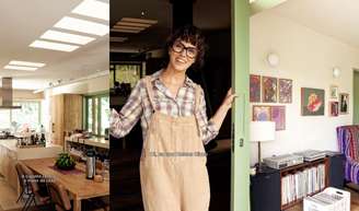 O sítio de Helena Rizzo no interior de SP: jurada do 'MasterChef Brasil' mantém casa estilosa e aconchegante com poltrona da avó e lareira gigantesca.