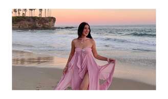 Adeus, Samba! Estes tênis Adidas são perfeitos para férias no litoral: na cor rosa-pôr-do-sol, combinam com vários vestidos e calças.