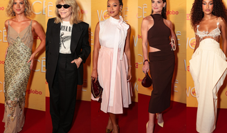 Brilho, recortes e alfaiataria: Sheron Menezzes, Alinne Moraes, Renata Sorrah e mais famosos capricham nos looks da première de 'Por Você', nova novela da Globo; 35 fotos.