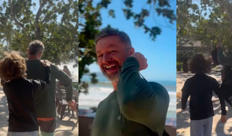 'Ser pai é completamente diferente do que eu imaginava': aos 43 anos, Lucas Lima mostra filho de 12 anos com Sandy em registro raro e faz desabafo sobre paternidade.