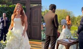 O vestido de Viih Tube para casamento com Eliezer: influenciadora elege modelo romântico feito à mão e com aplicação de flores.