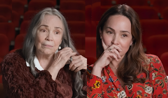 ‘Você é adulta’: Gabriela Duarte tenta impedir Regina de falar sobre política e protagoniza climão com repórter e a mãe em entrevista.