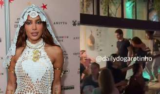 Anitta tenta se esconder, mas flagra no Rio entrega novo affair com ator bonitão já apontado como romance de Bruna Marquezine.