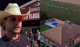 Casa com 500m² e 4 quartos, celeiro de 400m², usina solar de 12kW e mais: o rancho milionário do suposto affair de Ana Castela, Cesar Rincon; propriedade de luxo fica em SC.