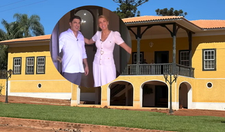 Construída em 1820, com cozinha industrial de 210 m², mais de 3 mil m² de grama e até vila italiana: fazenda de Ana Hickmann e Edu Guedes será cenário para casamento do casal no interior de SP.