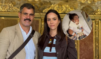 Filha de Letícia e Juliano Cazarré, Maria Guilhermina está novamente internada na UTI de um hospital.