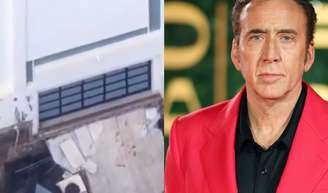 372m², 5 quartos, elevador até a garagem, paredes de vidro, e em risco de desabamento: mansão de R$ 53 milhões de Nicolas Cage quase é engolida por cratera de 9m; ator está 'completamente arrasado'.