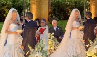 Ana Hickmann emociona em votos de casamento com Edu Guedes: 'Eu nunca pude imaginar que o amor da minha vida sempre esteve ali ao meu lado todo esse tempo'.