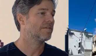 Erik Marmo relatou incêndio em apartamento vizinho que o fez sair de casa com sua família os Estados Unidos.
