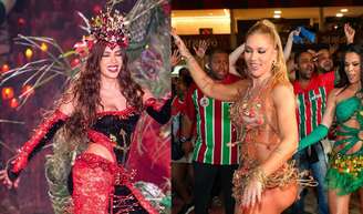 Anitta ou Virgínia Fonseca, quem sambou melhor à frente da bateria da Grande Rio.