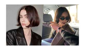 Os cabelos finos ganham um novo visual com o corte bouncy bob, que confere muito volume e um efeito de densidade.