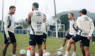 Jogadores do Santos 