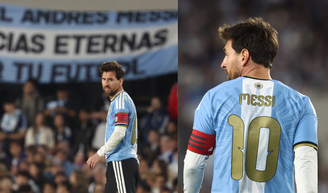 Adeus a Messi com 'look' especial: jogo de despedida tem uniforme inédito da Argentina, com referências à independência iniciada em 1810, craque aos prantos e gol; camisa custa quase 190 dólares.