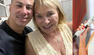 O padrasto de Eliana? Com apenas 24 anos, 17,7 mil seguidores e até uma música de amor: quem é Noé, rapaz que se diz namorado da mãe de famosa e chocou até Leo Dias; jovem tem 63 anos de diferença para Eva Michaelichen.